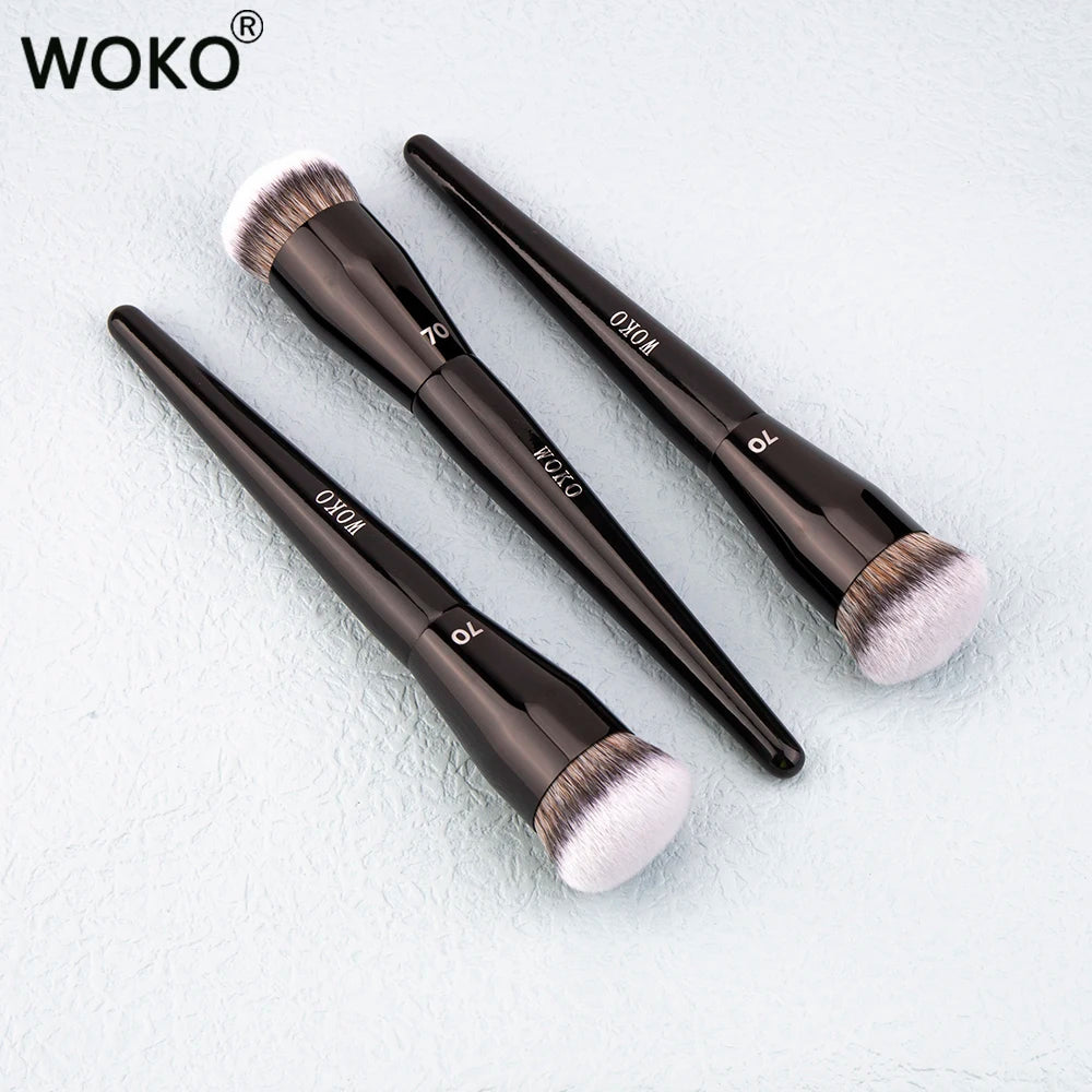 Pędzle do makijażu z płaskim wierzchem