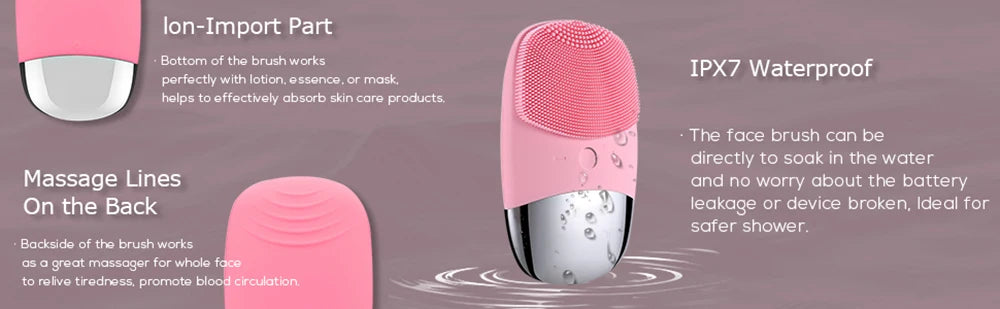 Mini elektryczna szczotka do czyszczenia twarzy