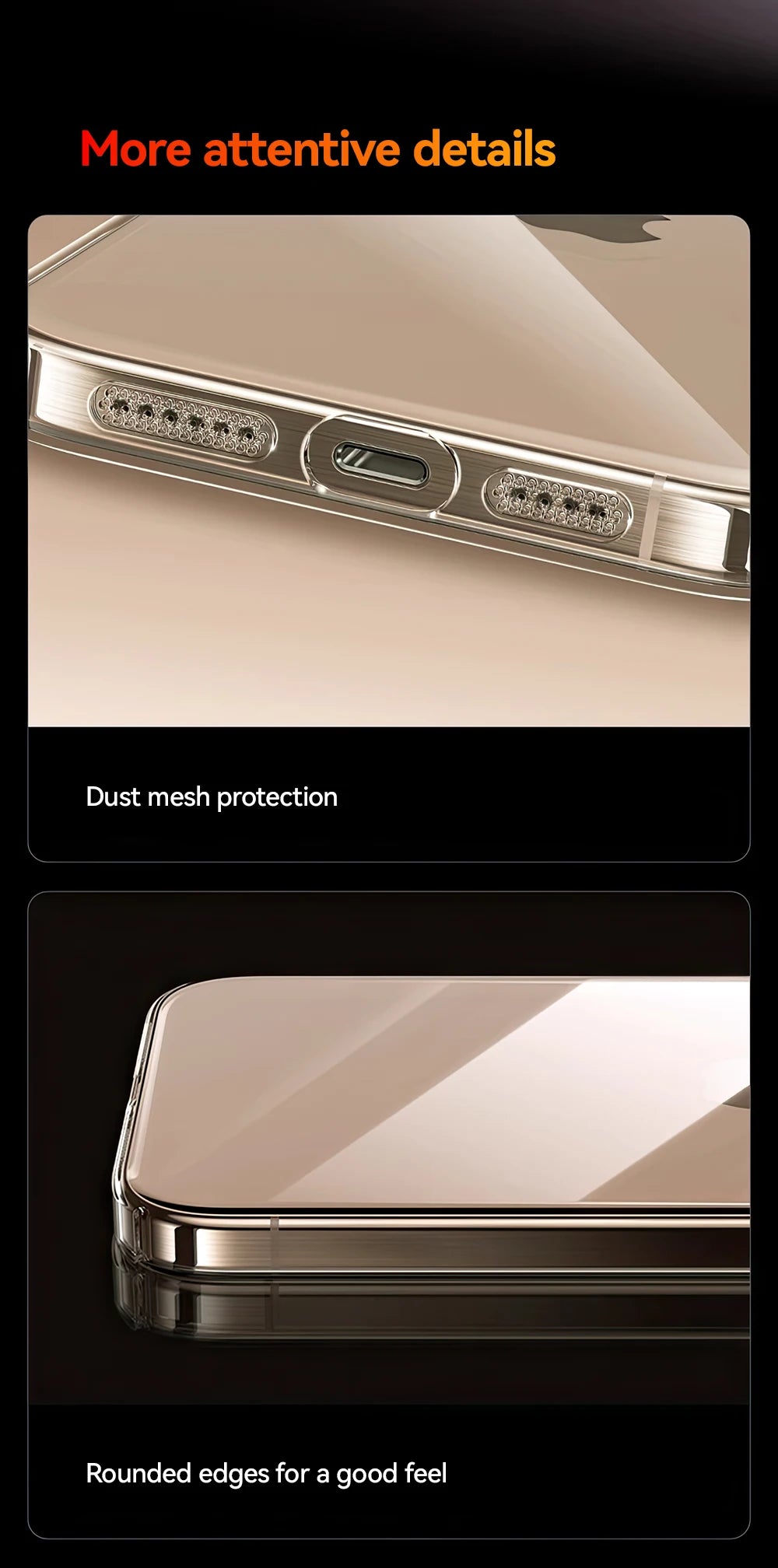 Etui na iPhone'a 17 16 15 Pro Max z ochroną obiektywu, anty-żółte