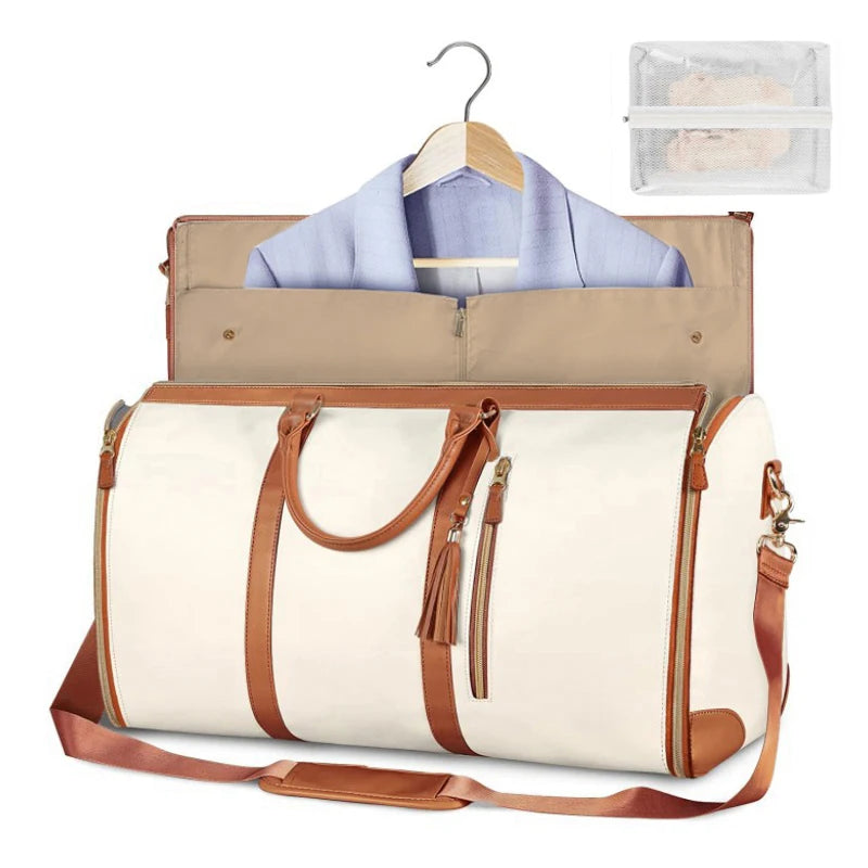 Bolsa de viaje plegable para el avión.
