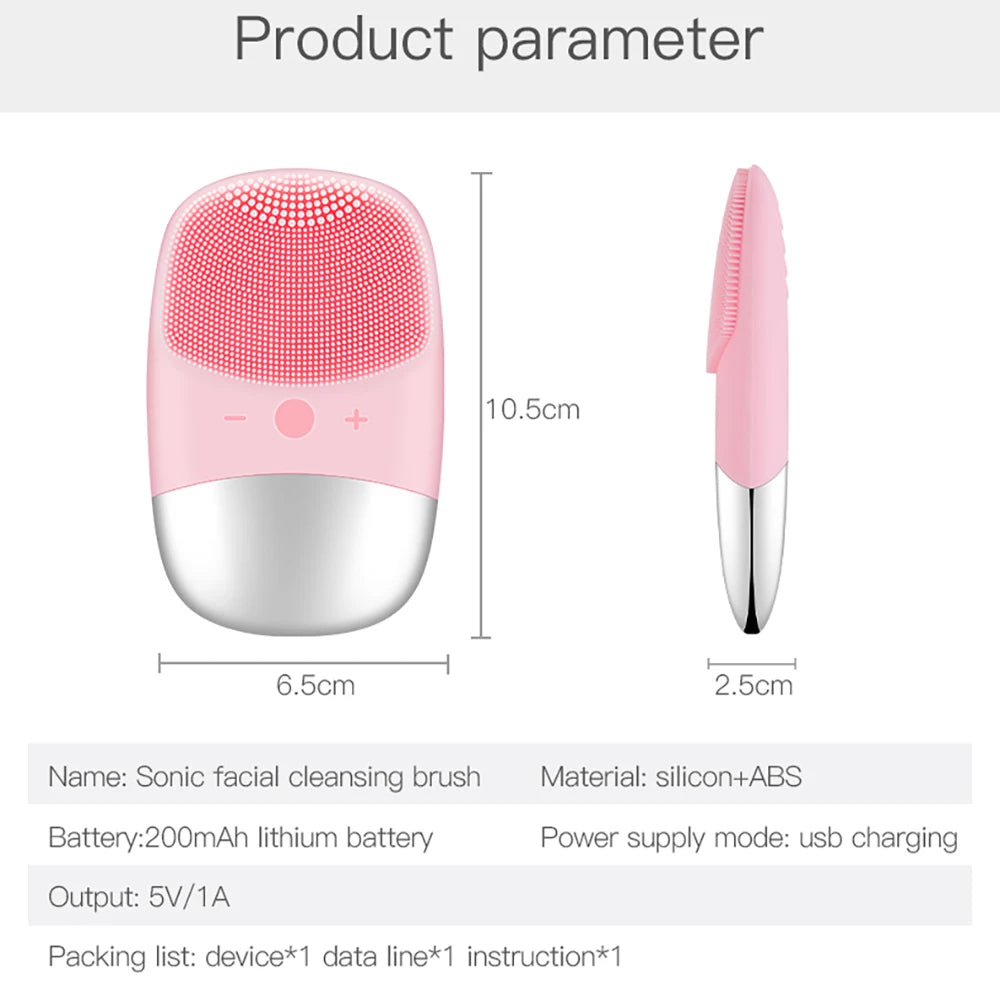 Mini elektryczna szczotka do czyszczenia twarzy
