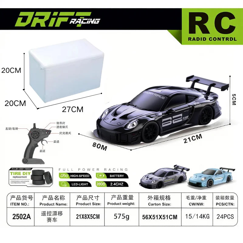 Limitowany model RC Drift GT3 RS 911