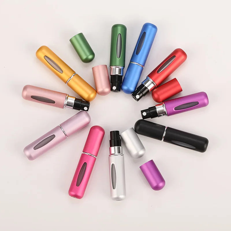 5 ml 8 ml przenośna mini butelka perfum z możliwością ponownego napełnienia