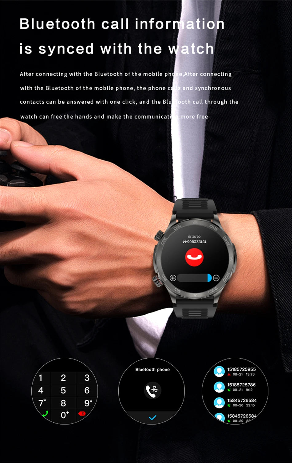 2025 Nowy AMOLED SmartWatch  IP68 Wodoodporny