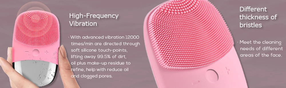 Mini elektryczna szczotka do czyszczenia twarzy