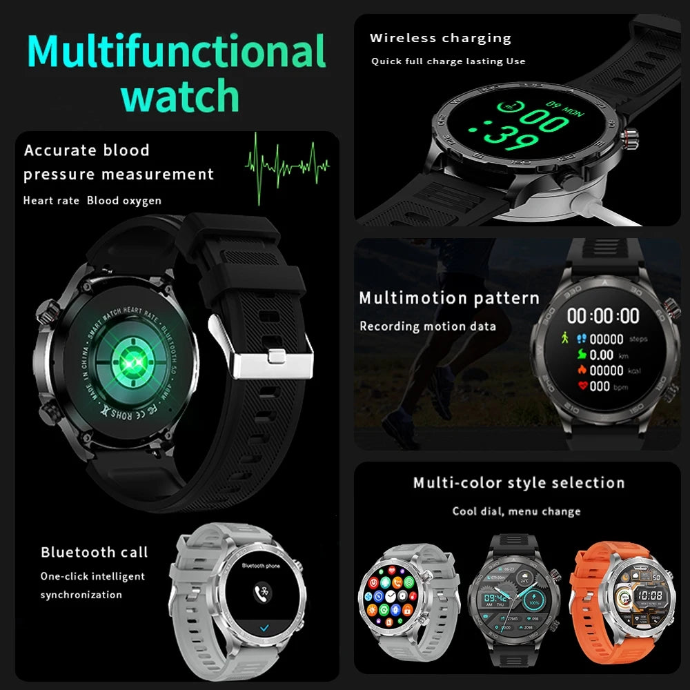 2025 Nowy AMOLED SmartWatch  IP68 Wodoodporny