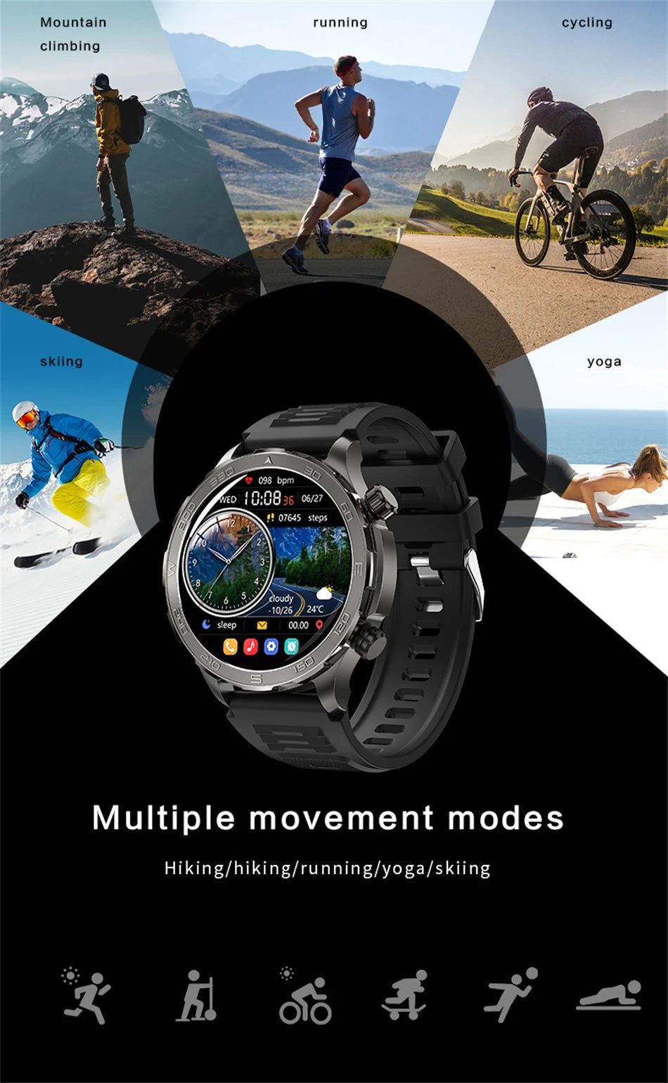 2025 Nowy AMOLED SmartWatch  IP68 Wodoodporny