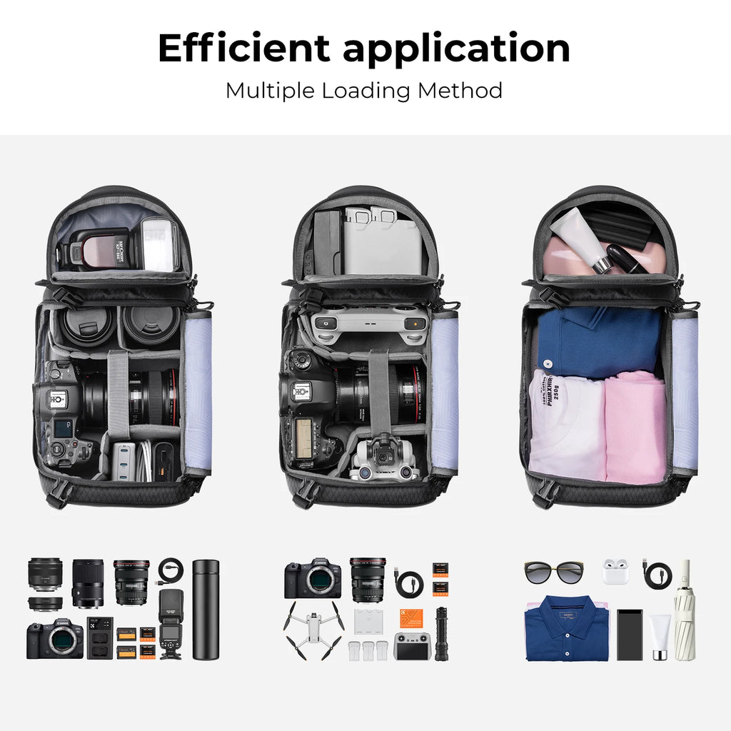 Torba fotograficzna plecak 10 l, wodoodporny, futerał na aparat DSLR/SLR, Sony Fuji