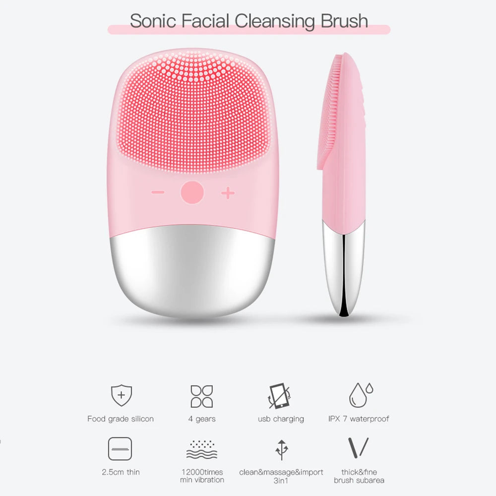 Mini elektryczna szczotka do czyszczenia twarzy