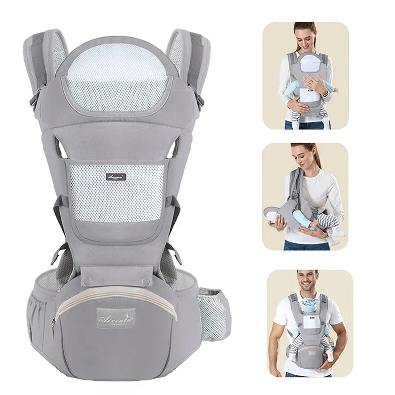 Ergonomiczny plecak-nosidełko dla niemowląt,