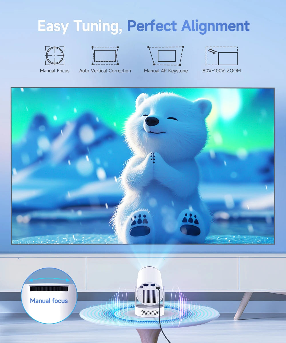 Magcubic HY300 Pro+ 4K Android 11 przenośny projektor
