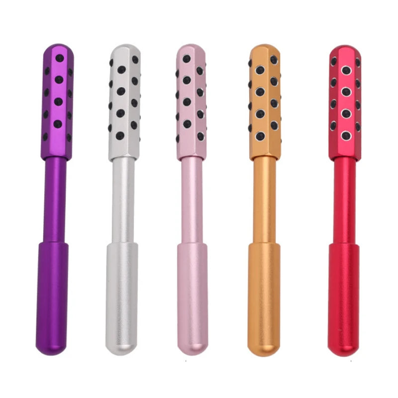 24 Germanium Face Massage Beauty Acupoint Stick Wholesale Beauty Roller Tool Face Skin Care Gua Sha Cellulite Massager Women New