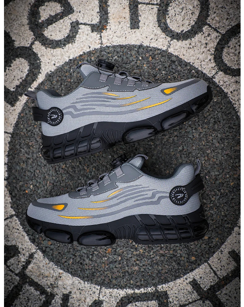 Obuwie robocze ochronne z obrotową klamrą dla mężczyzn i kobiet, lekkie