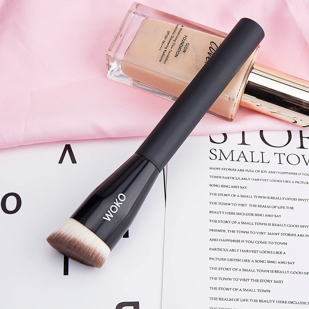 Pędzle do makijażu z płaskim wierzchem