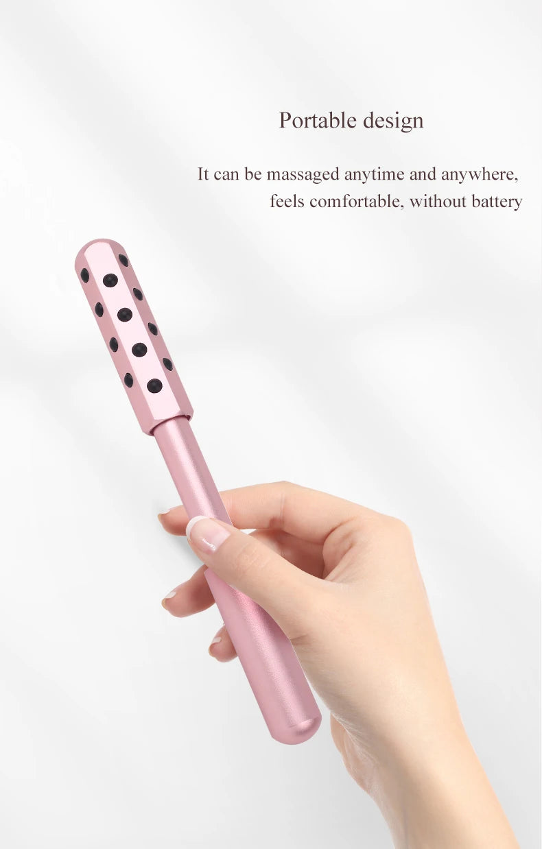 24 Germanium Face Massage Beauty Acupoint Stick Wholesale Beauty Roller Tool Face Skin Care Gua Sha Cellulite Massager Women New