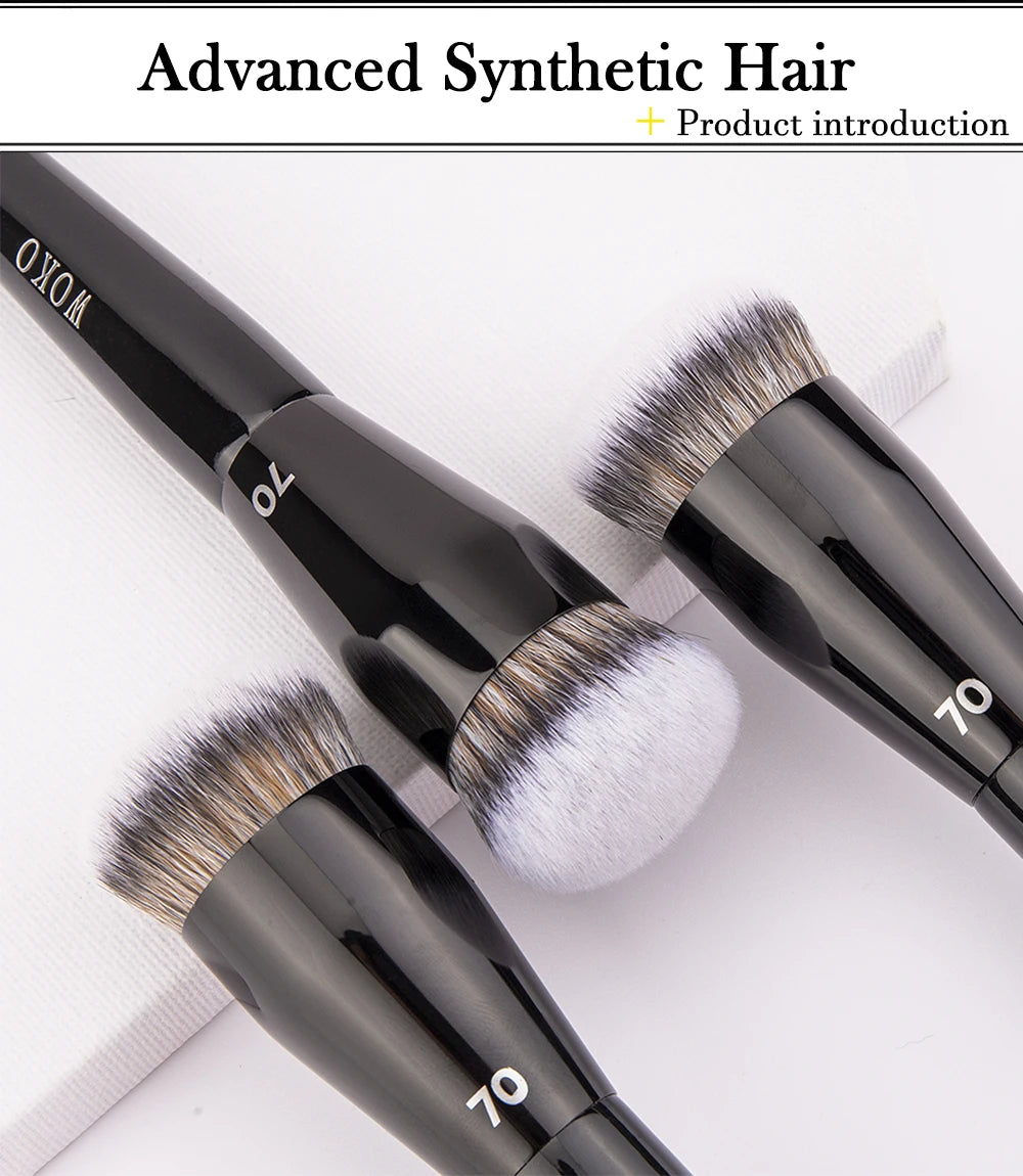 Pędzle do makijażu z płaskim wierzchem