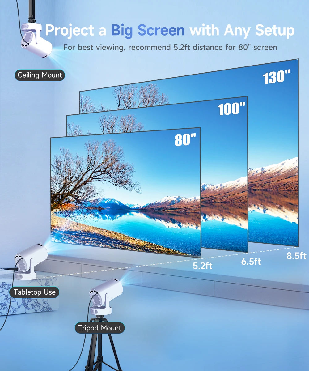 Magcubic HY300 Pro+ 4K Android 11 przenośny projektor