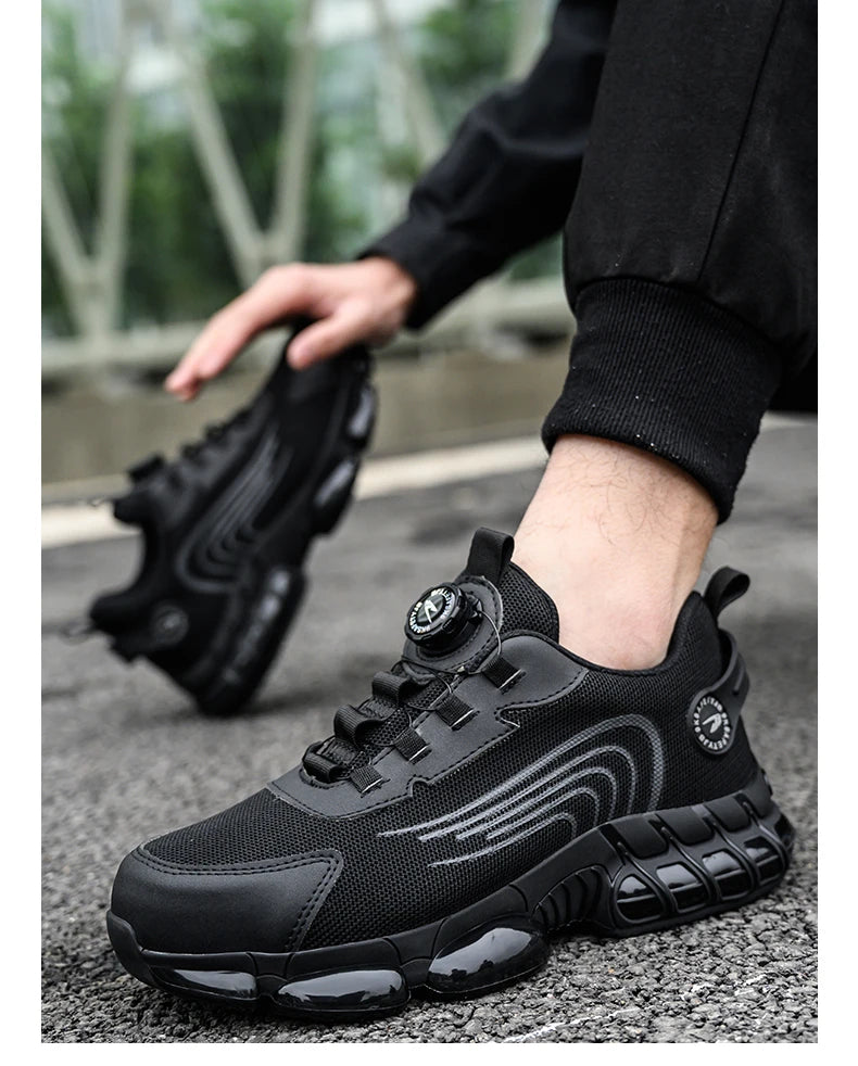 Obuwie robocze ochronne z obrotową klamrą dla mężczyzn i kobiet, lekkie