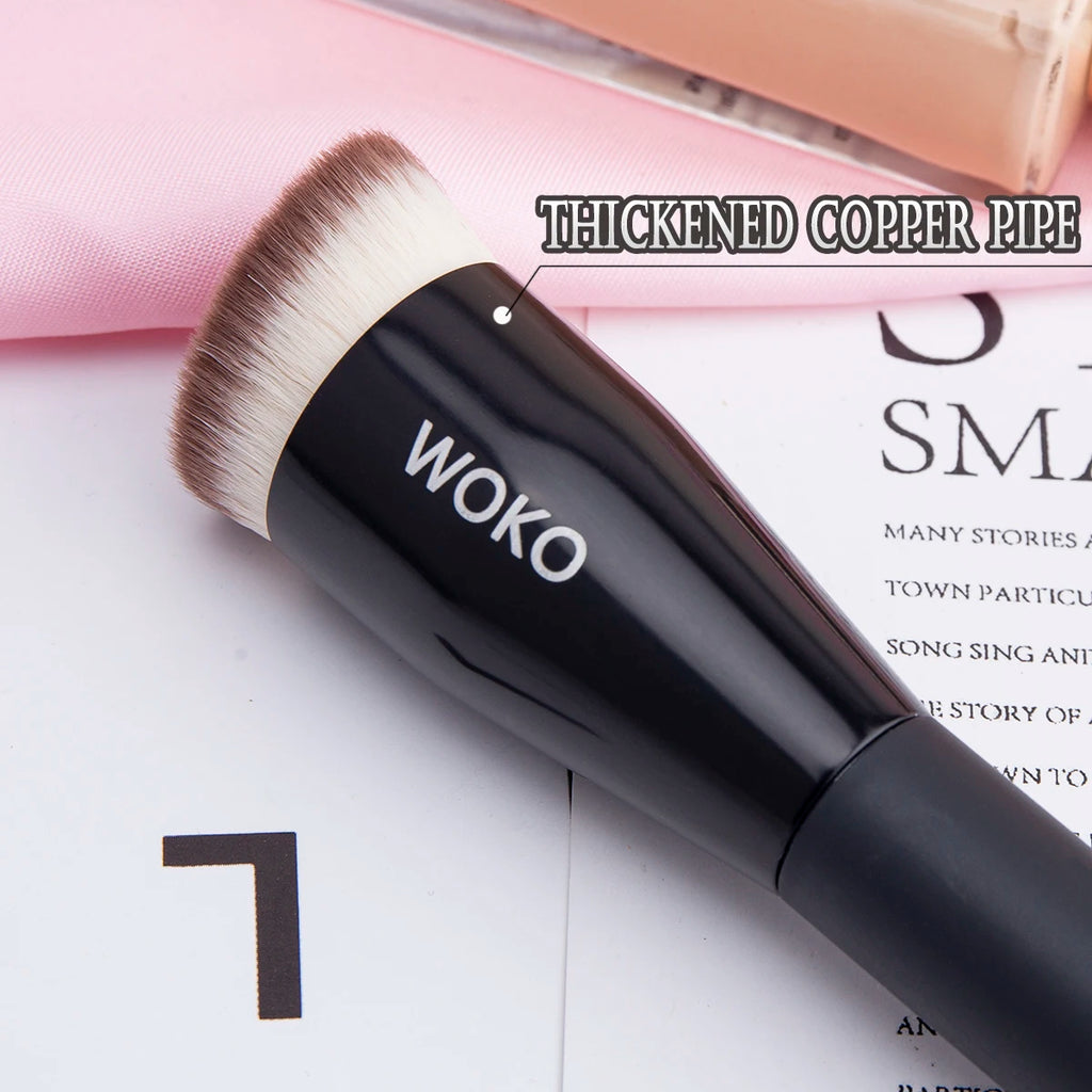 Pędzle do makijażu z płaskim wierzchem