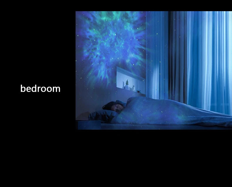 Astronauta Projektor Gwiazd LED Lampka nocna Głośnik Bluetooth do sypialni Prezent dla dzieci