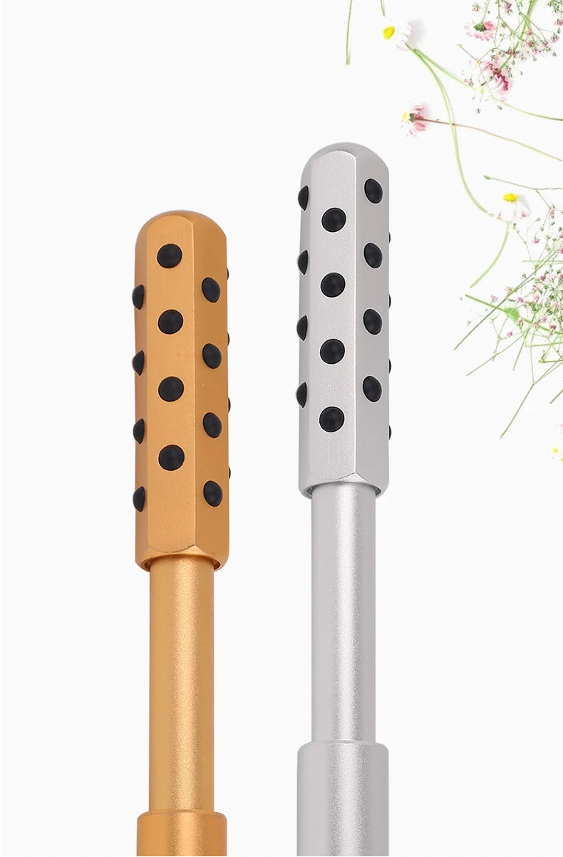 24 Germanium Face Massage Beauty Acupoint Stick Wholesale Beauty Roller Tool Face Skin Care Gua Sha Cellulite Massager Women New