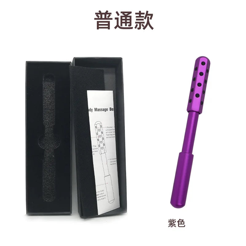 24 Germanium Face Massage Beauty Acupoint Stick Wholesale Beauty Roller Tool Face Skin Care Gua Sha Cellulite Massager Women New