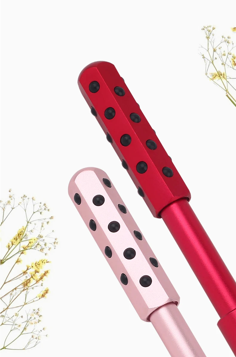 24 Germanium Face Massage Beauty Acupoint Stick Wholesale Beauty Roller Tool Face Skin Care Gua Sha Cellulite Massager Women New