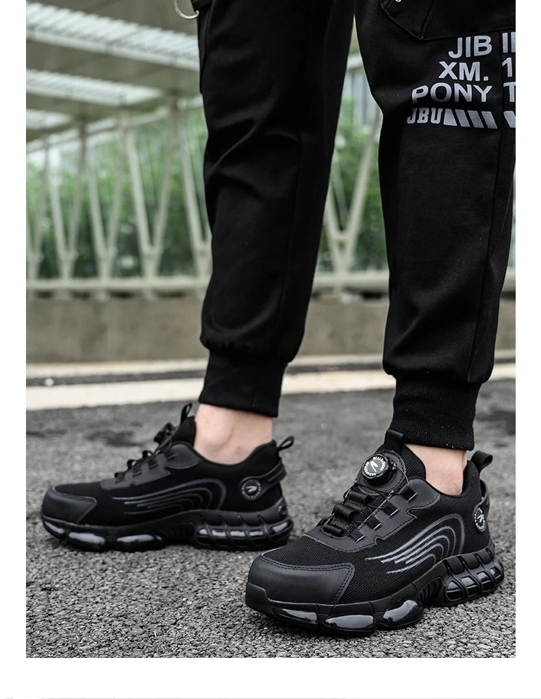 Obuwie robocze ochronne z obrotową klamrą dla mężczyzn i kobiet, lekkie