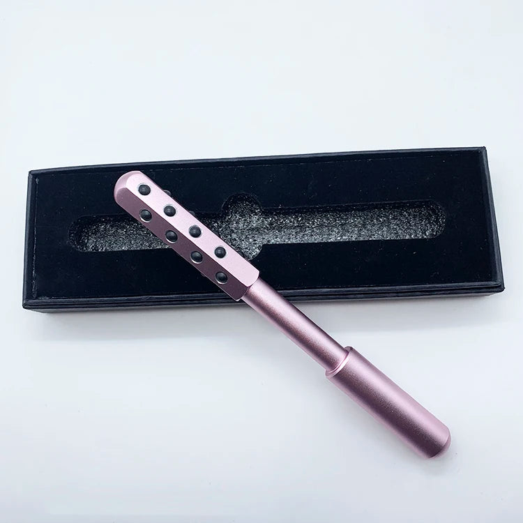 24 Germanium Face Massage Beauty Acupoint Stick Wholesale Beauty Roller Tool Face Skin Care Gua Sha Cellulite Massager Women New
