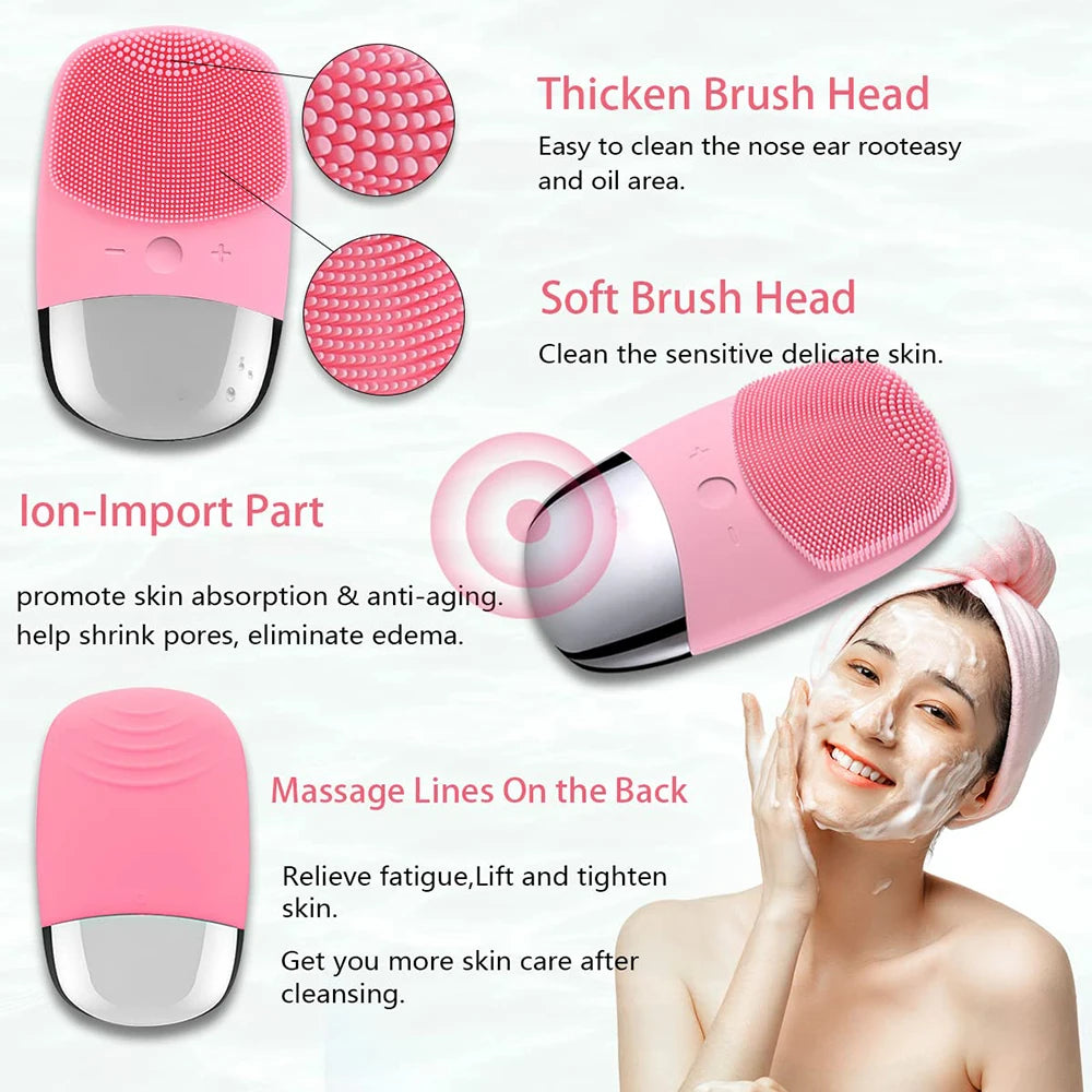 Mini elektryczna szczotka do czyszczenia twarzy