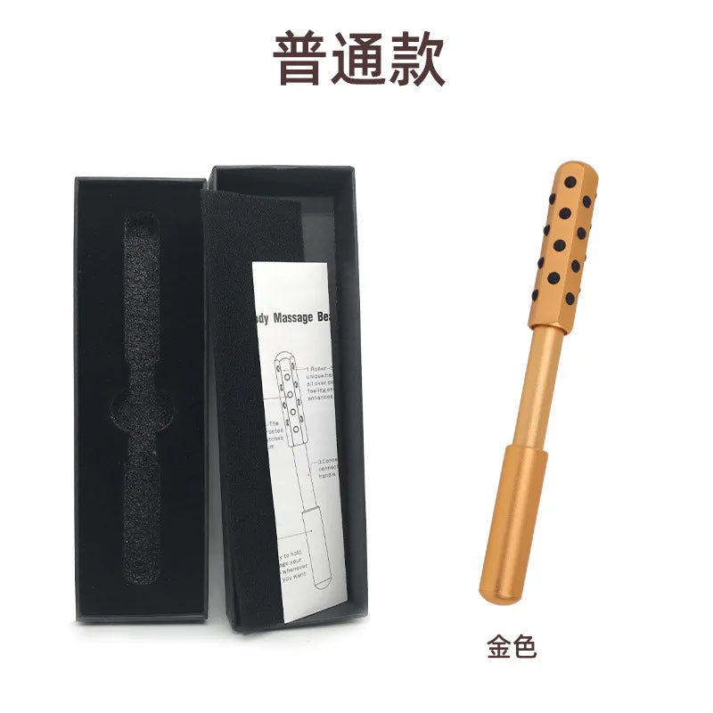 24 Germanium Face Massage Beauty Acupoint Stick Wholesale Beauty Roller Tool Face Skin Care Gua Sha Cellulite Massager Women New
